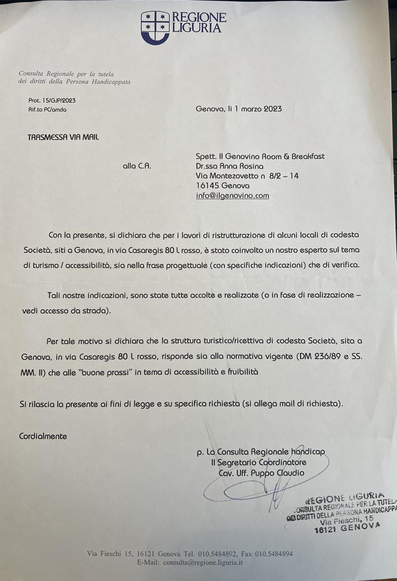 Il Genovino Caffa Apartamento Génova Exterior foto